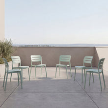 Silla Harriman, Azul claro, Con medio espaldar y diseño minimalista X6