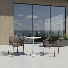 Silla Madrid con Brazos, Color Taupe, Con espaldar y diseño Moderno X4