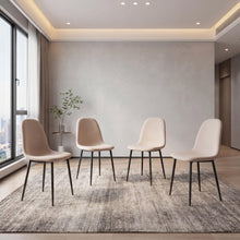 Combo para Sala Leo, Incluye Mesa Redonda de Vidrio y 4 Sillas