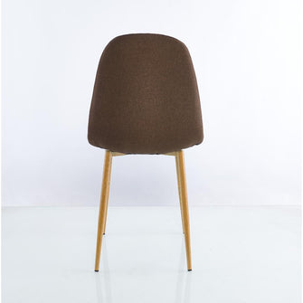Sillas Clásicas Concept X2, Café Oscuro y Claro, con Cómodo Espaldar
