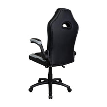Silla Gamer Rismel, Negro y Gris, con altura ajustable