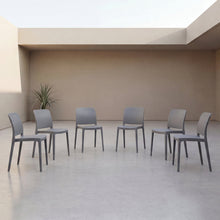 Silla Triveca, Gris Oscuro, Con espaldar cerrado y diseño minimalista  X6
