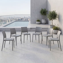 Silla Soho, Gris Oscuro, Con espaldar cerrado y diseño minimalista X6