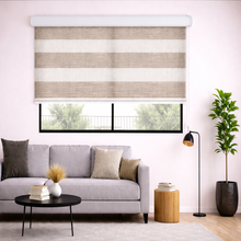 Persiana Enrollable Sheer Elegance Sheer Screen Fina Beige/café 160X140
