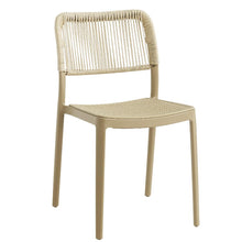 Silla Austin, Color Taupe, con Espaldar Tejido