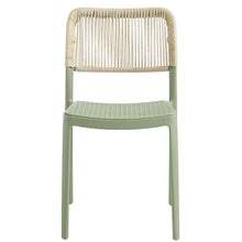Silla Austin, Color Verde Olivo, con Espaldar Tejido
