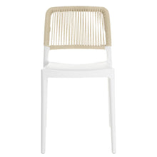 Silla Houston, Color Blanco, con Espaldar Tejido