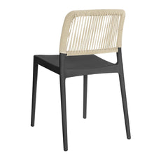 Silla Houston, Color Negro, con Espaldar Tejido
