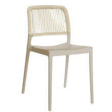 Silla Houston, Color Taupe, con Espaldar Tejido