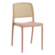 Set de 2 Sillas Texas, Color Terracota y Beige, con Espaldar Transpirable