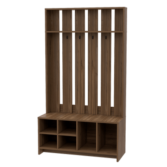 Mueble Auxiliar Recibidor Jaltech, Castaño, con Zapatero Exp