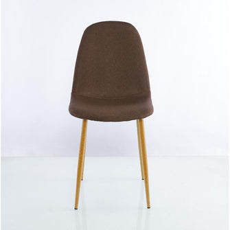 Sillas Clásicas Concept X2, Cáfé Oscuro y Café Claro, con Cómodo Espaldar