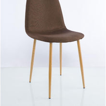 Sillas Clásicas Concept X4 DB, Café Claro y Oscuro, con Cómodo Espaldar