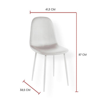 Sillas Clásicas Concept X2, Cáfé Oscuro y Café Claro, con Cómodo Espaldar