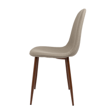 Sillas Clásicas Concept X4, Café Claro y Chocolate, con Cómodo Espaldar - VIRTUAL MUEBLES