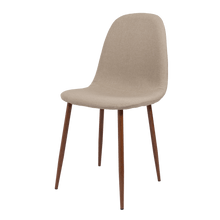 Sillas Clásicas Concept X4, Café Claro y Chocolate, con Cómodo Espaldar - VIRTUAL MUEBLES