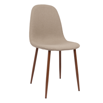 Sillas Clásicas Concept X2, Café Claro y Chocolate, con Cómodo Espaldar