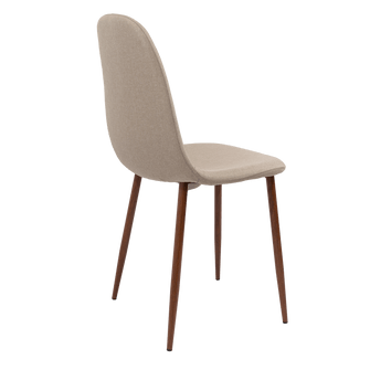 Sillas Clásicas Concept X2, Café Claro y Chocolate, con Cómodo Espaldar
