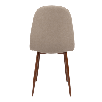 Sillas Clásicas Concept X2, Café Claro y Chocolate, con Cómodo Espaldar
