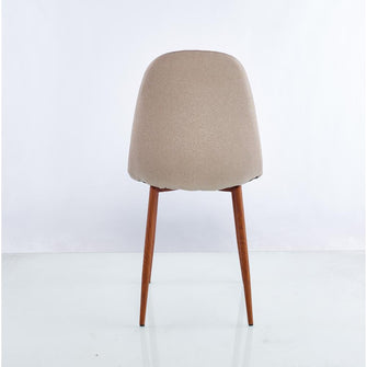 Sillas Clásicas Concept X2, Café Claro y Oscuro, con Cómodo Espaldar