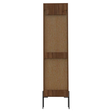 BORRADOR PLAGA Organizador de Baño Weist, Castaño, con patas metalicas en color negro