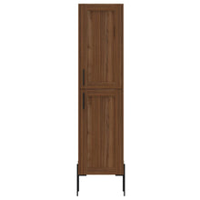 BORRADOR PLAGA Organizador de Baño Weist, Castaño, con patas metalicas en color negro