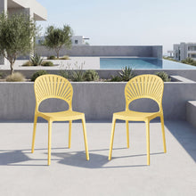 Silla Paraiso, Color Amarillo, Con espaldar y Diseño moderno X2