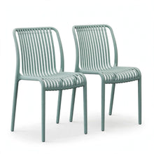 Set de 2 Sillas Terra, Color Azul Claro, con Espaldar