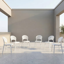 Silla Paraiso, Color Blanco, Diseño moderno X6