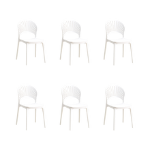 Silla Paraiso, Color Blanco, Diseño moderno X6