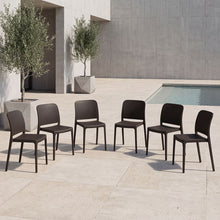 Silla Triveca, Negro, Con espaldar cerrado y diseño minimalista X6