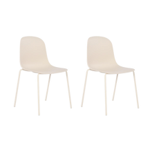 Silla Aiara, Color Blanco, diseño moderno X2