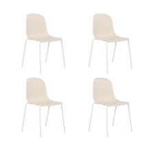 Silla Aiara, Color Blanco, diseño moderno X4