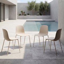 Silla Aiara, Color Blanco, diseño moderno X4