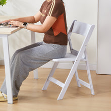 Silla Plegable Erin, Blanco, Diseño Práctico y Funcional