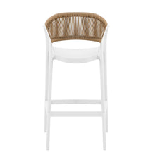 Set de 2 Sillas para Bar Balí, Blanco, Doble propósito con Reposa Pies