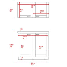 Cocina Integral Toronto, Blanco, Incluye Mesón Izquierdo ZF