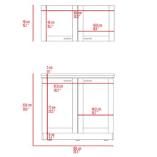 Cocina Integral Toronto, Blanco, Incluye Mesón Izquierdo ZF
