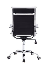 Silla Oficina X-56W, Blanca, con Cómodo Espaldar y Rodachines