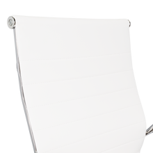 Silla Oficina X-56W, Blanca, con Cómodo Espaldar y Rodachines