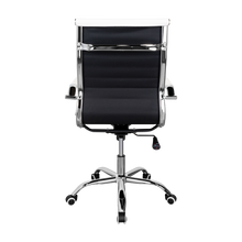 Silla Oficina X-56W, Blanca, con Cómodo Espaldar y Rodachines