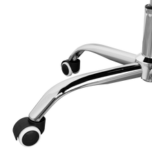 Silla Oficina X-56W, Blanca, con Cómodo Espaldar y Rodachines