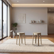 Butaco Apilable Maison, Color Gris Oscuro, Diseño Moderno X2