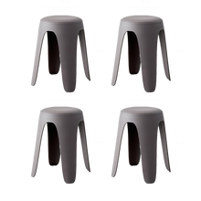 Butaco Con Cojin Else, Color Gris Oscuro, Diseño Moderno incluye cojín X4