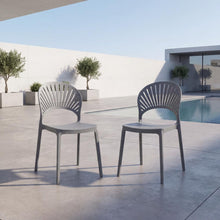 Silla Paraiso, Color Gris Oscuro, Con espaldar y Diseño moderno X2