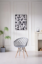 Silla Oasis con Brazos, Color Gris, Con espaldar