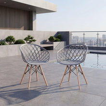 Silla Oasis con Brazos, Color Gris, Con espaldar X2