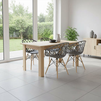 Silla Oasis con Brazos, Color Gris, Con espaldar X4