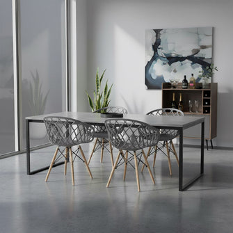 Silla Oasis con Brazos, Color Gris, Con espaldar X2