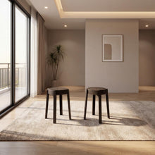 Butuco Apilable Maison, Color Negro, Diseño Moderno X2